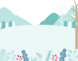 forest in the winter png