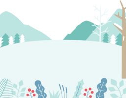 forêt dans le hiver png