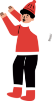 ein Mann feiern Weihnachten png