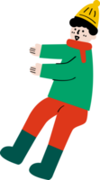 a boy hold something png