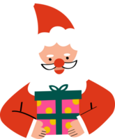 un linda Papa Noel claus png