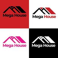Real estate logo design,modern logo design for a financial industry. creative vector