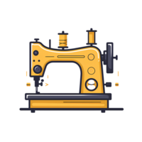 ai généré couture machine illustration png