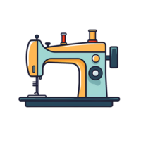 Ai generated sewing machine illustration png