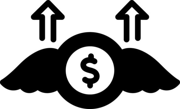 solid icon for spend vector