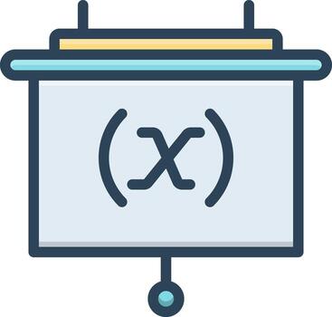 color icon for variable vector