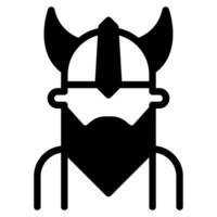 vikingo icono ilustración para uiux, infografía, etc vector