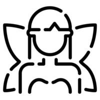 Fairy icon illustration for UIUX, infographic, etc vector