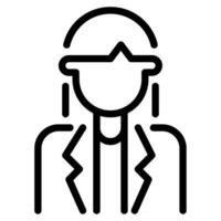 Scientist icon illustration for UIUX, infographic, etc vector