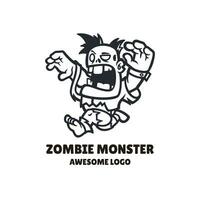 Zombie Monster Logo vector