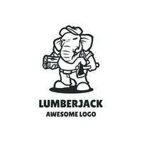 Illustration vector graphic of Lumberjack, good for logo design