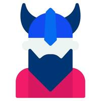 Viking icon illustration for UIUX, infographic, etc vector