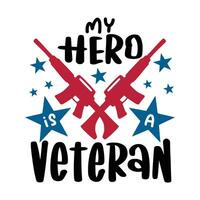 Veterans Lettering Quotes For Printable posters, cards, t-shirt design vector