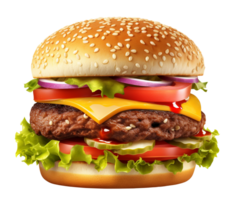 hamburguesa png queso hamburguesa png hamburguesa png jamón hamburguesa png carne de vaca hamburguesa png hamburguesa transparente antecedentes ai generado