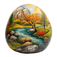 Acrylic paint on stone png paint on stone png stone paint png Acrylic paint on rock png paint on rock png rock paint png paint on stone transparent background Ai Generated