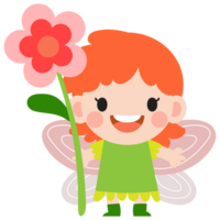 pequeño hada clipart, linda hermosa pequeño con alas hadas png