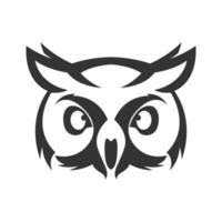 Owl logo design vector