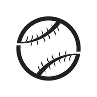 béisbol logo icono diseño vector