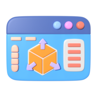 Slicer 3D Printer 3D Illustration Icon png