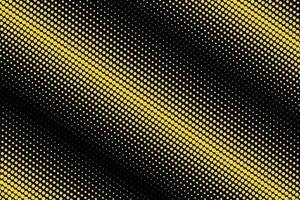 Black and yellow, grunge halftone texture, pop art design, abstract background. Vector illustration