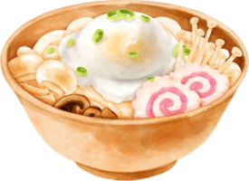 waterverf Japans noodle illustratie png