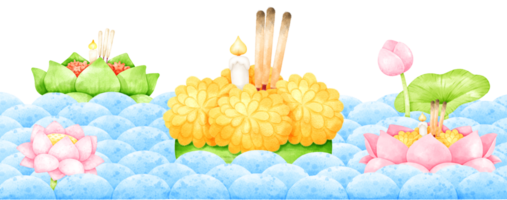 krathong på flod png