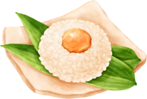 waterverf sushi bal png