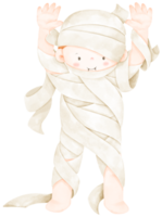 halloween mummy cartoon png