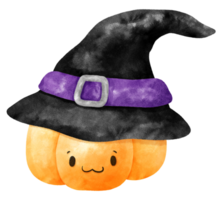 cute halloween witch pumpkin png
