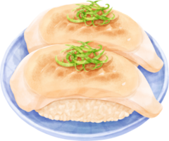 Watercolor Cute Sushi png