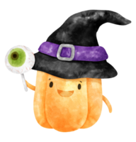 halloween witch pumpkin cartoon png