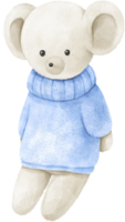 Watercolor Cute Plush Toy png