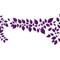 réaliste violet feuilles. ai génératif png