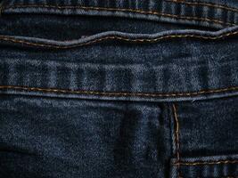 Close up texture of denim pants for background photo