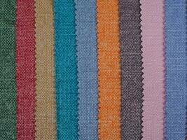 Colorful background, A stack of colorful fabric. Full frame shot of muti colored fabric background photo