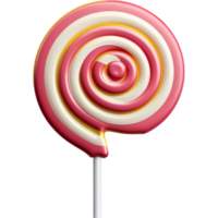 Sweet lollipop with stick. AI Generative png