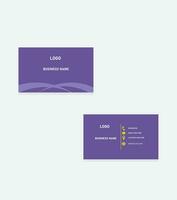 Business card template vector