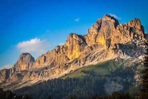 Dolomiti - Latemar at sunset light photo