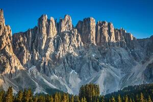 Peak of latemar in South Tyrol,Dolomite, Italy photo