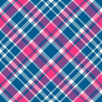 Plaid pattern vector. Check fabric texture. Seamless textile design for clothes, paper print. vector