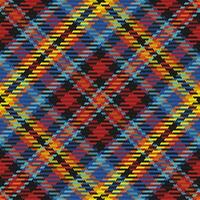 Seamless pattern of scottish tartan plaid. Repeatable background with check fabric texture. Vector backdrop striped textile print.