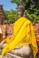 estatuas de buda ayutthaya tailandia foto