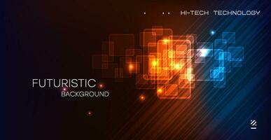 Abstract circuit board technology. Technological design. High tech digital technology concept. vector
