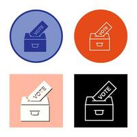 icono de vector de voto de calidad