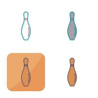 Bowling Pin Vector Icon