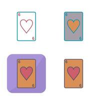 Hearts Card Vector Icon