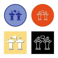 Debate Vector Icon