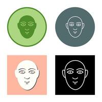 Human Face Vector Icon