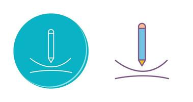 Draw Curve Vector Icon
