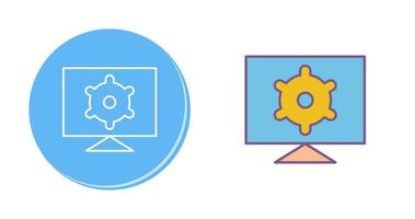 Computer Settings Vector Icon
